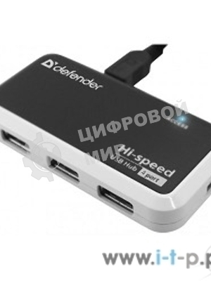 USB-разветвитель Defender QUADRO INFIX, USB 2.0 - 4 порта, USB
