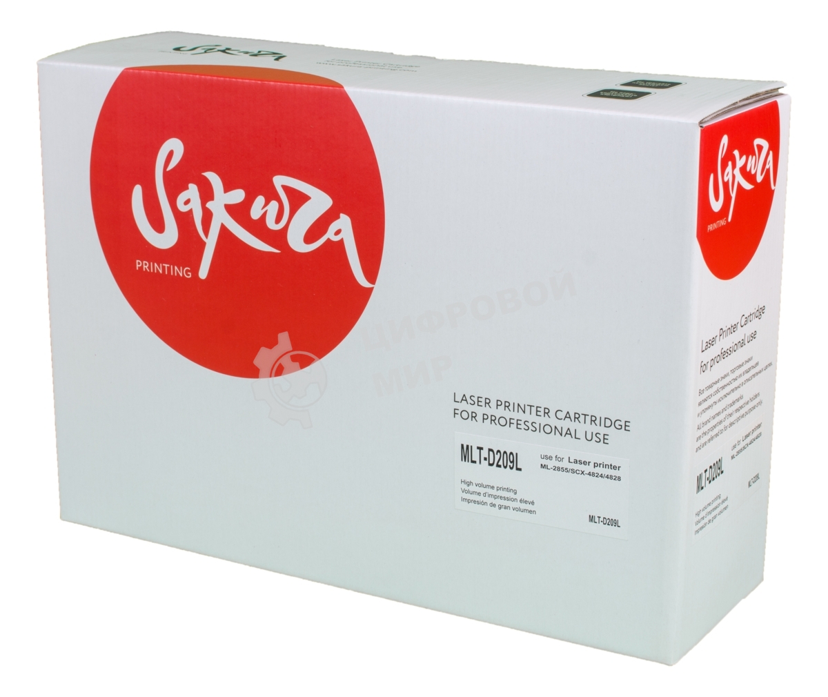 Картридж лазерный Sakura MLTD209L для Samsung ML-2855ND/SCX-4824FN/4828FN, черный, 5000 к.