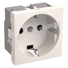 Розетка Iek (CKK-40D-RSZB2-K01-K) РКС-20-30-П-К Розетка с з/к 2к (на 2 модуля) ПРАЙМЕР белая