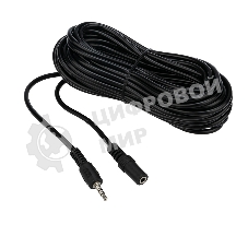 Шнур Rexant Стерео 3,5 мм гнездо - Стерео 3,5 мм штекер 10 м