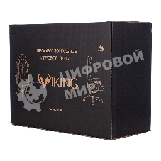 Кресло игровое Бюрократ VIKING 7 KNIGHT B FABRIC черный текстиль/эко.кожа крестовина металл/пластик