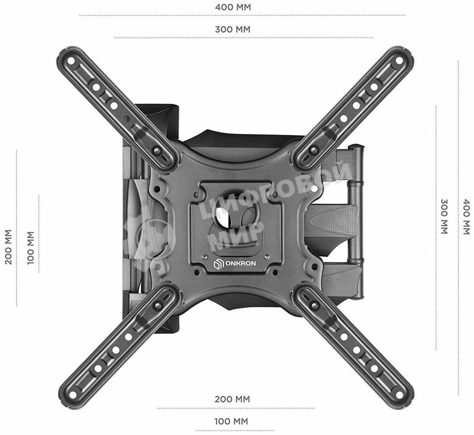 Кронштейн ONKRON NP40 черный 32-65