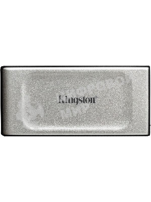 Внешний SSD Kingston XS2000, 2TB, USB 3.2 Gen 2x2 Type-C, R/W 2000/2000, серебристый