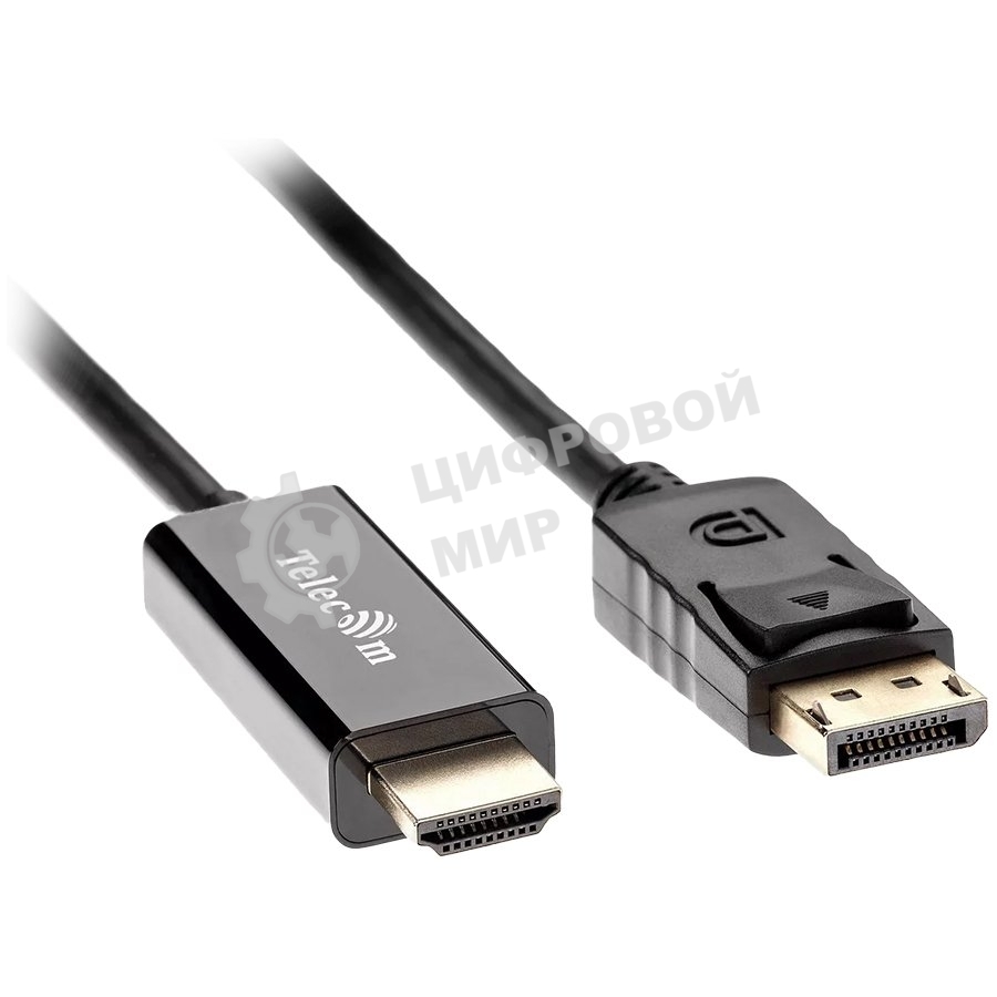 Кабель-переходник DisplayPort M-> HDMI M 1.8m Telecom [TA494)