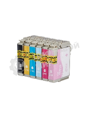 Набор струйных картриджей Sakura C13T11174A10 (T0817- T0811/ T0812/ T0813/ T0814/ T0815/ T0816) для Epson, мультипак, 13,8 мл., 400 к.