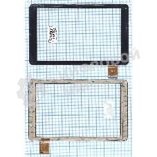 Сенсорное стекло (тачскрин) ZYD101-57V01, черное