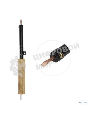 Паяльник Rexant 220 В/40 Вт, деревянная ручка, ЭПСН