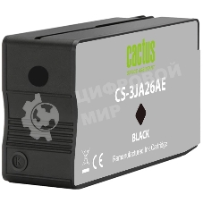 Картридж струйный Cactus CS-3JA26AE 963 черный (23 мл) для HP OfficeJet 9010/9012/9013/9014