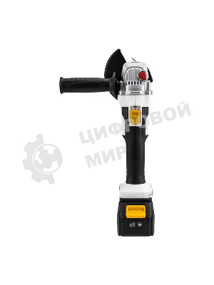 Угловая шлифовальная машина (УШМ, болгарка) аккумуляторная, 1х4Ач, в кейсе Kranz