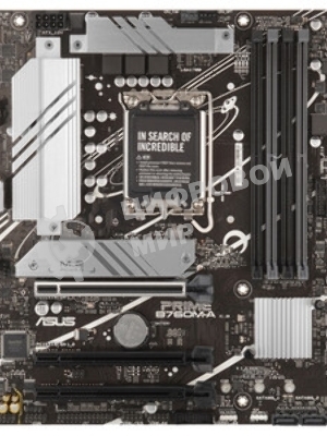 Материнская плата ASUS PRIME B760M-A-CSM, Socket LGA 1700, Intel B760, 4xDDR5, 4xSATA, 2xM.2, 1xPCIe 4.0 x16, 1xPCIe 4.0 x4, 2xHDMI, 1xDP, 1x 2.5Gb LAN, 2xUSB-A 3.1, 4xUSB-A 2.0, 3x3.5 мм, 7.1, mATX