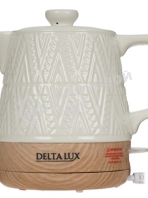 Чайник электрический DELTA LUX DE-1020 белый