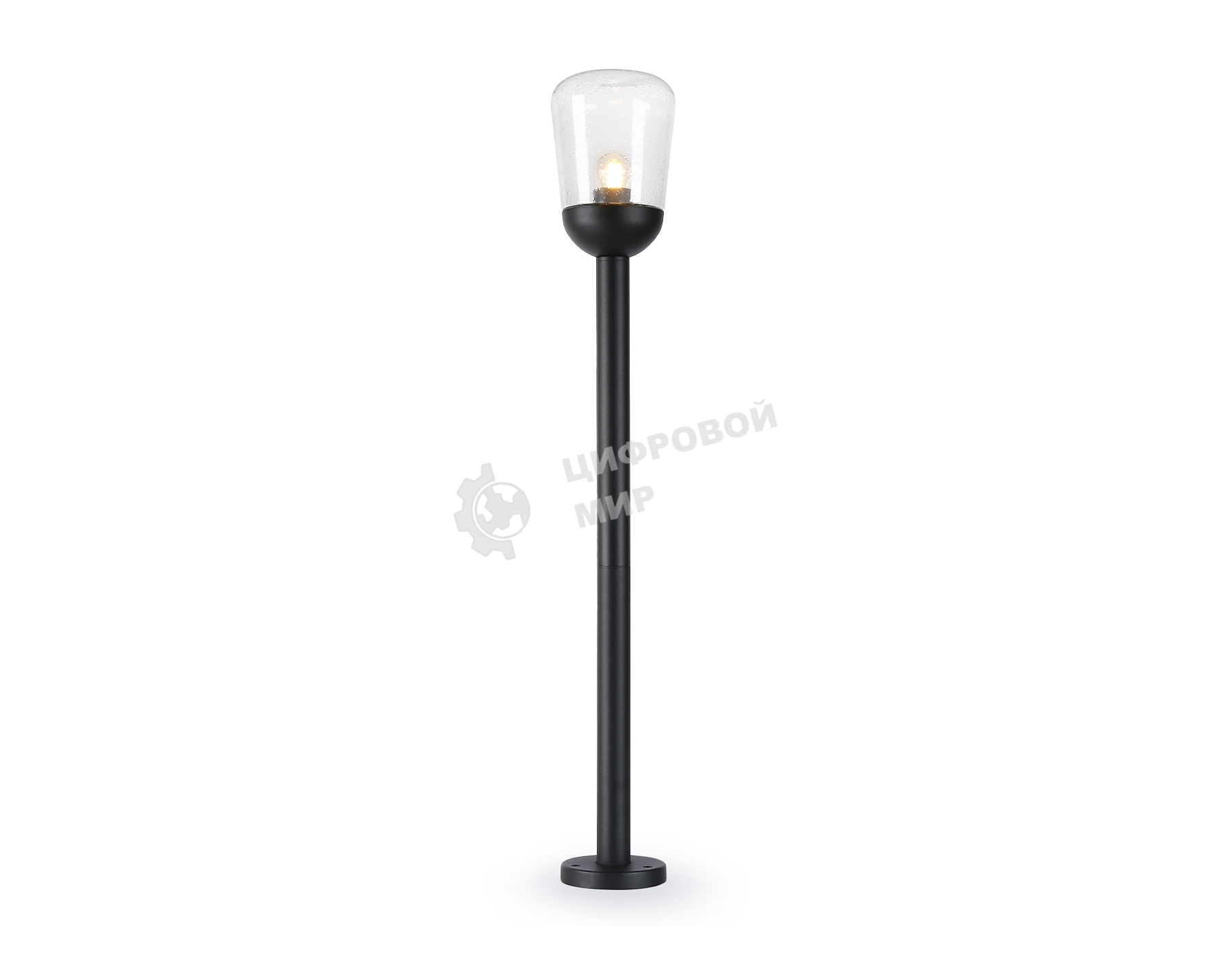 Светильник Ambrella light ST2092 BK/CL черный/прозрачный IP54 E27 max 40W D150*950