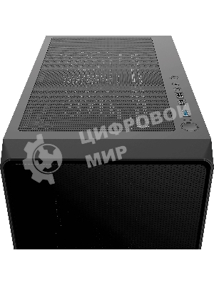 Компьютерный корпус Ocypus Gaммa C60 BK ATX/win/black/no PSU/Tempered Glass