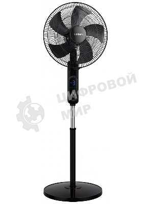 Вентилятор Timberk T-SF1609RC чёрный, напольный, 50 Вт, 3 скорости, 40 см, с пультом ДУ
