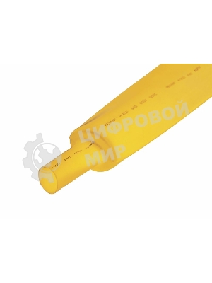 Трубка термоусадочная Rexant 30.0/15.0 1м желтый