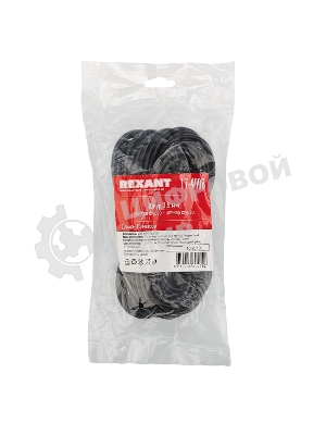Шнур Rexant Стерео 3,5 мм гнездо - Стерео 3,5 мм штекер 10 м