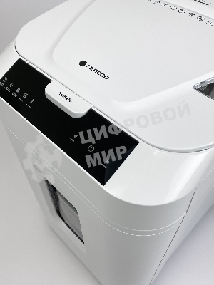 Шредер Heleos АП40-5 белый с автоподачей (секр.P-5) фрагменты 180лист. 37лтр. скрепки скобы пл.карты