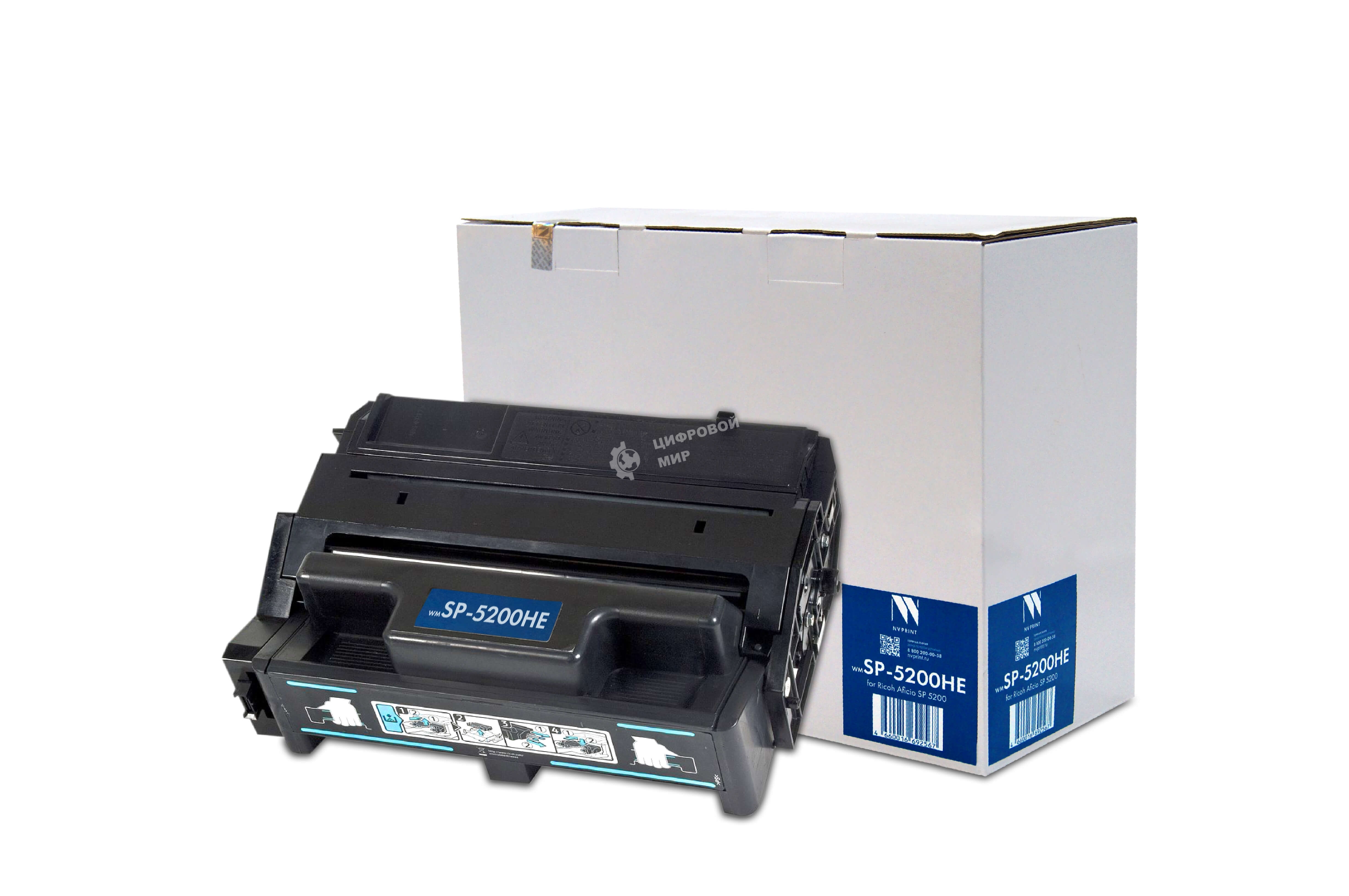 Картридж NVPrint совместимый NV-SP-5200HE для Ricoh Aficio SP 5200 (406685) (25000k)