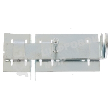 Задвижка дверная ЗД-04, цинк, (Металлист)