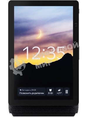 Умная колонка Яндекс Станция Дуо Макс, 60Вт, с экраном, 2 динамика, часы, камера, Wi-Fi, Bluetooth 5.2, Zigbee, Алиса, черный