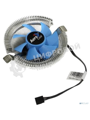 Кулер для процессора AeroCool/Formula Verkho I серебристый, 80 мм, алюминий, 2500 об/мин, 29.7 дБ, 4 pin, 90 Вт, 45 мм