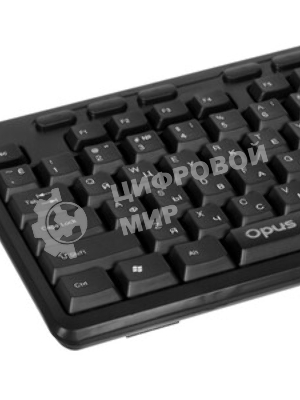 Клавиатура Qumo Opus K64 проводная, USB Type-A, чёрный