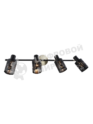 Светильник Ambrella light TR8670/4 BK/SB чёрный/бронза E14/4 max 60W 760*100*190