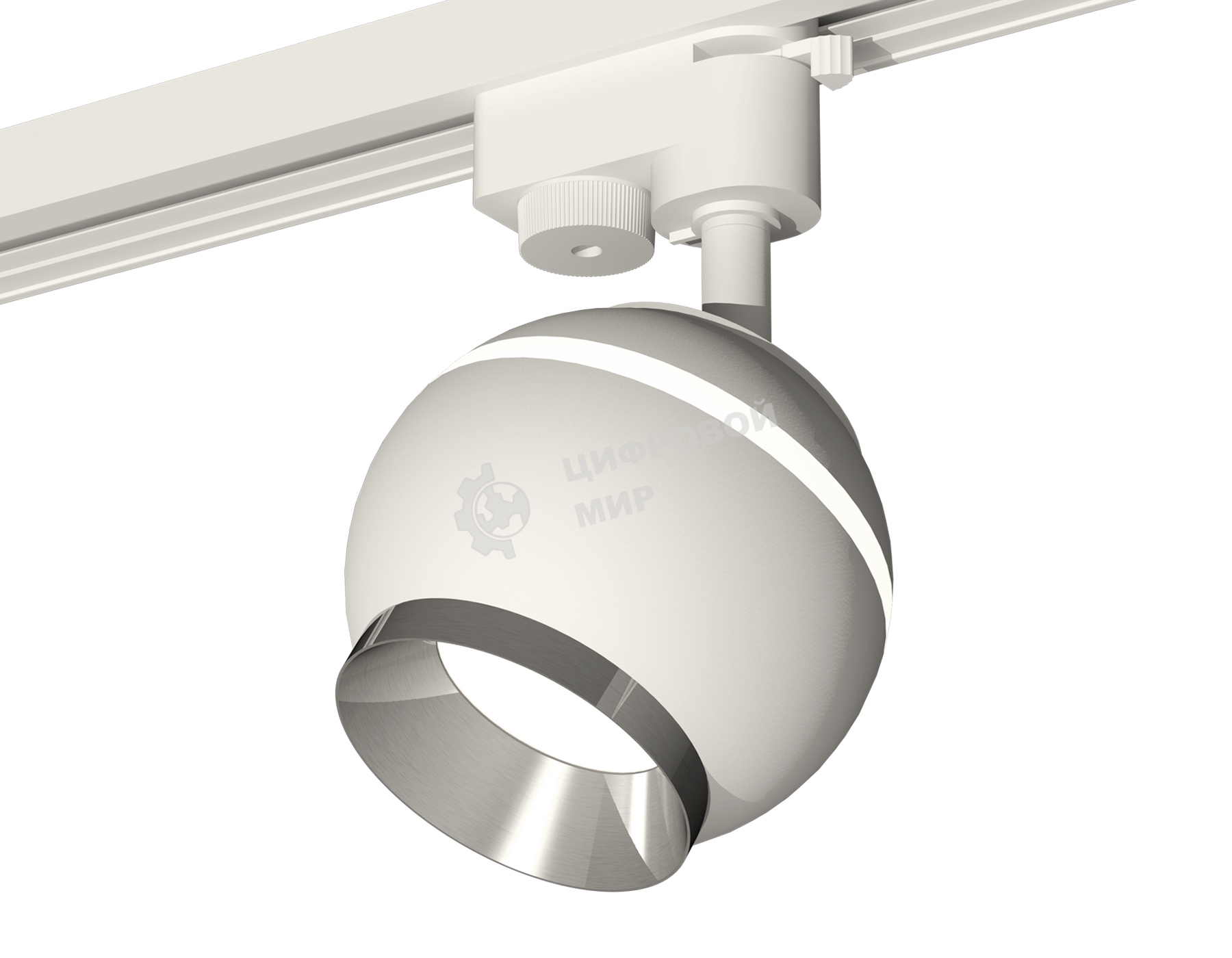 Светильник Ambrella light XT1101021 SWH/PSL белый песок/серебро полированное MR16 GU5.3 LED 3W 4200K (A2520, C1101, N7032)