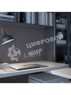 Накладка для розетки HDMI (серебряный)