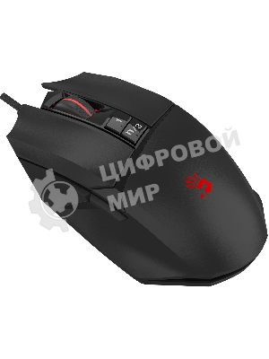 Мышь проводная A4Tech Bloody W65 Max Mini черный, 12000 dpi, USB, кнопки - 9
