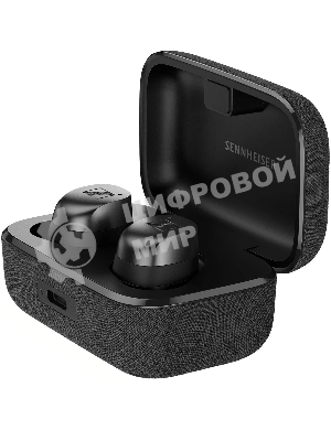 Наушники TWS Sennheiser MOMENTUM True Wireless 4 черный/графит, внутриканальные, Bluetooth, активное шумоподавление, беспроводная зарядка, до 7.5 ч