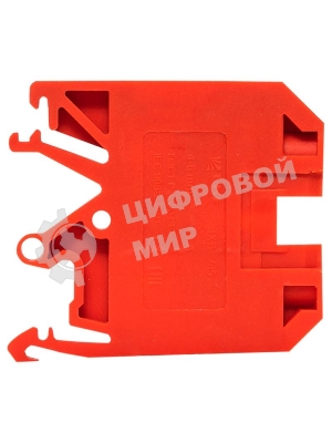 Колодка клеммная JXB-2.5/35 (25а) крас. EKF plc-jxb-2.5/35r