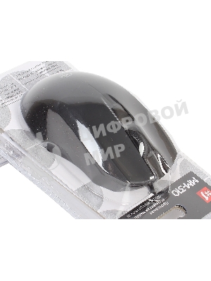 Мышь проводная Defender MM-310 черный, 1000 dpi, USB, кнопки - 3