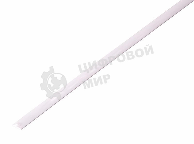Термоусадочная трубка Rexant 3,5/1,75 мм, белая, упаковка 50 шт. по 1 м