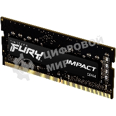 Оперативная память Kingston Fury Impact, DDR4, 8GB (1x8GB), 3200MHz, CL20, SO-DIMM