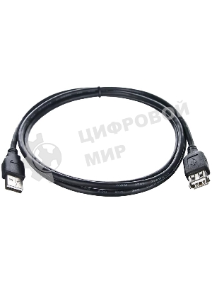 Кабель-удлинитель TELECOM USB2.0 Am-->Af 1,5 м черный TUS6990-1.5M