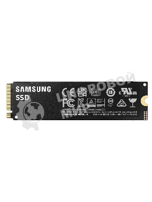 Накопитель SSD Samsung 990 PRO, 1000Gb, PCIe 4.0 x4, M.2 2280, NVMe, R/W 7450/6900
