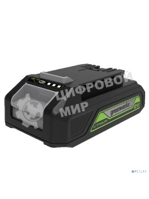 Аккумулятор с USB разъемом Greenworks G24USB2 для техники 24V, 2 А.ч