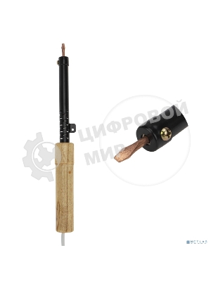 Паяльник Rexant ЭПСН 220В 65Вт дерев. ручка ПД