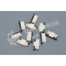 Разъем FPC Half Coverage Bottom Contact 0.8K-BX-4PWB 4 pin высота 2мм шаг 0,8мм 10 шт