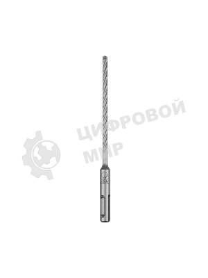 Бур по бетону Kranz SUPER 5x160 мм, профессиональный, цельная крестовая пластина, SDS PLUS