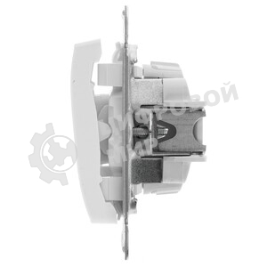 Systeme Electric Glossa Бел Кнопка нажимная, сх.1, 10АХ
