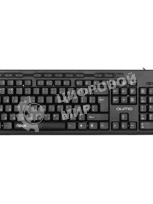 Клавиатура Qumo Opus K64 проводная, USB Type-A, чёрный