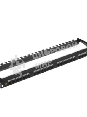 Патч-панель LANMASTER компактная 24 порта, UTP, кат.5E, 0.5U