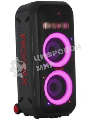 Минисистема LG XBOOM XL9T черный/красный 1000Вт USB BT
