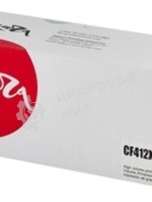 Картридж лазерный Sakura CF412X для HP LaserJet Pro M452nw, M452dn, M477fnw, M477fdw, M477fdn, M377dw, желтый, 5000 к.