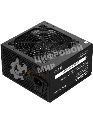 Блок питания Digma DPSU-600W RTL, 600Вт, 120мм, черный