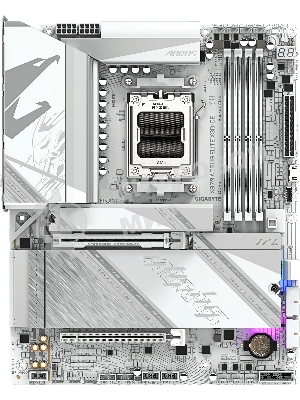 Материнская плата Gigabyte X870 A ELITE X ICE Socket AM5 AMD X870 4xDDR5 ATX AC`97 8ch(7.1) 2.5Gg RAID+HDMI