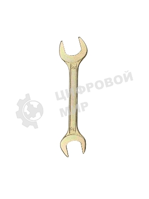 Ключ гаечный рожковый Rexant 24х27 мм, желтый цинк