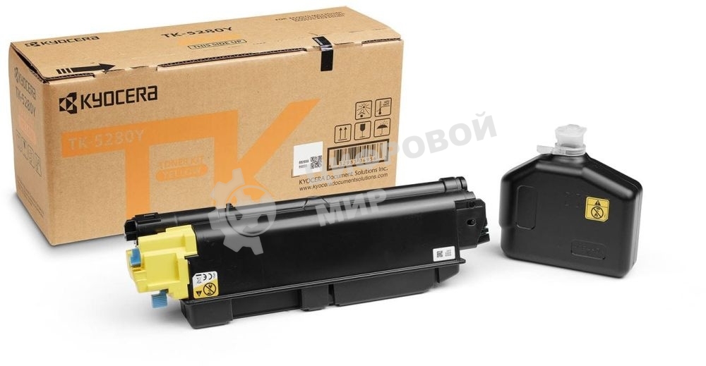 Картридж лазерный Kyocera TK-5280Y (1T02TWANL0) желтый для M6235cidn/M6635cidn/P6235cdn 11000 стр
